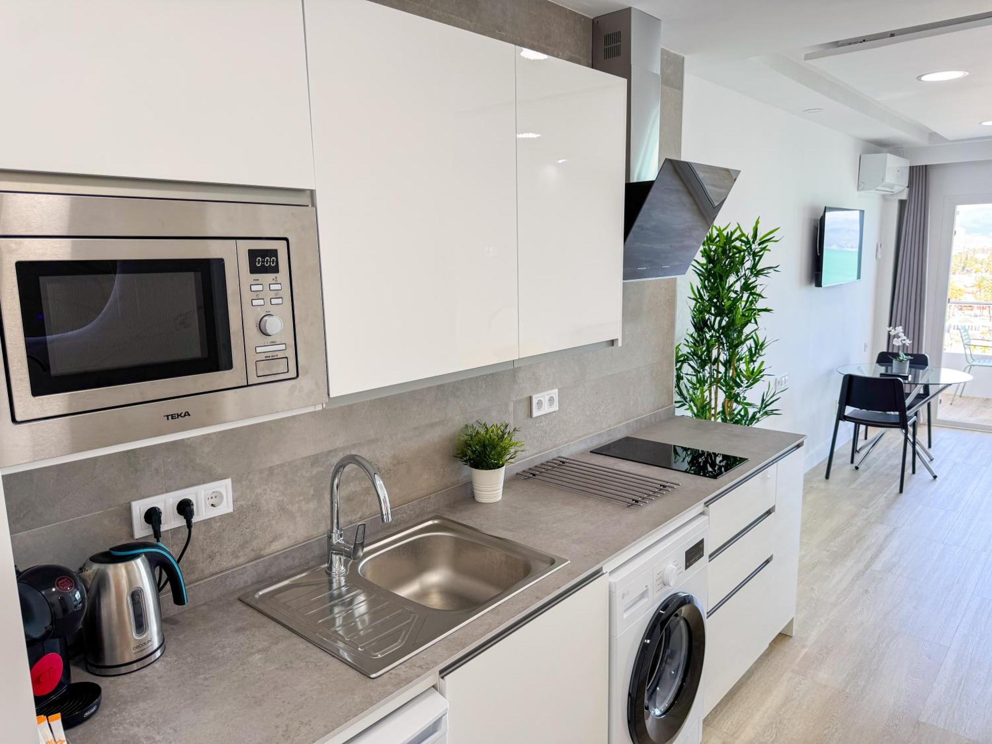 Spectacular Sea Views Torremolinos Apartment Bagian luar foto